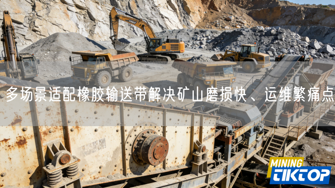 多场景适配橡胶输送带解决矿山磨损快、运维繁痛点