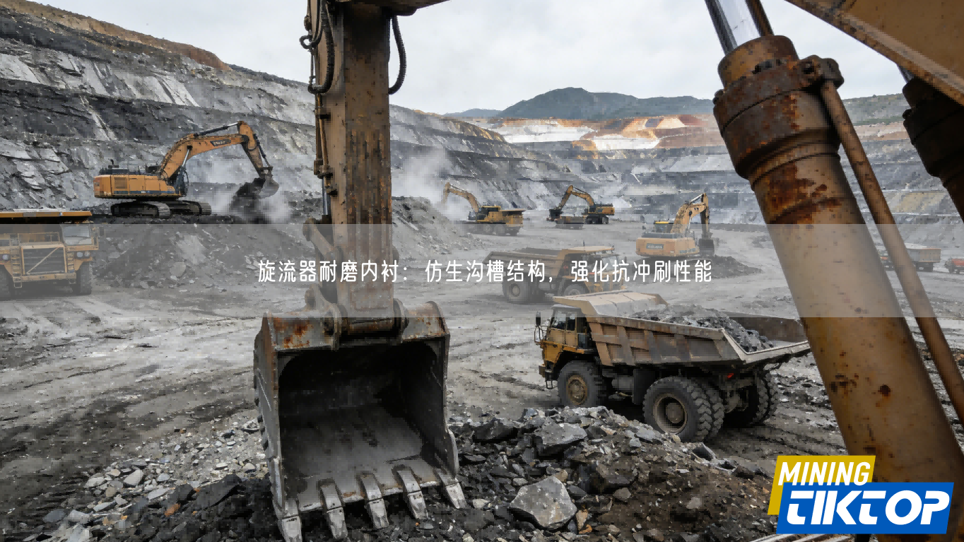 旋流器耐磨内衬：仿生沟槽结构，强化抗冲刷性能