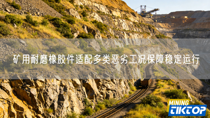 矿用耐磨橡胶件适配多类恶劣工况保障稳定运行