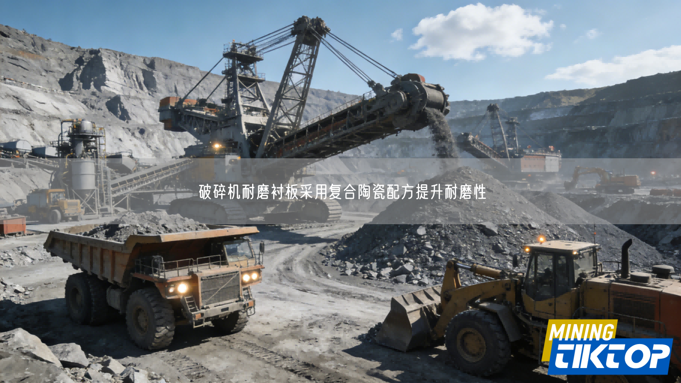破碎机耐磨衬板采用复合陶瓷配方提升耐磨性